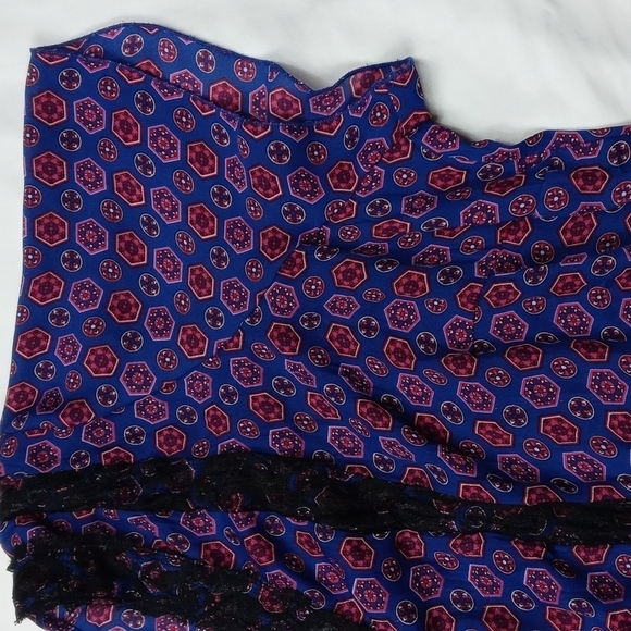 NY Collection Womens plus sized button down blouse - Picture 6 of 10